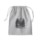 Nodoka Silence Library - WEB SHOPのSnow Cottage Mini Drawstring Bag