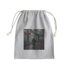 中村マコトの雨の中の侍2 Mini Drawstring Bag