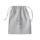 一筆書きアートの一筆書き風景アート9 Mini Drawstring Bag