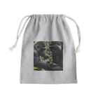 sunday_sataurday_freedayの社交的なゴリラ Mini Drawstring Bag