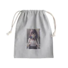 character itemsの黒髪キャラグッツ Mini Drawstring Bag