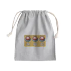 ほかほかしろくまのあったかざっかやのボタンボタンボタン Mini Drawstring Bag