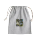 小﨑玲果のココナッツツリーTシャツ Mini Drawstring Bag