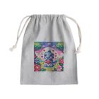 ドット職人のピクセルアート 恐竜の子ども Mini Drawstring Bag