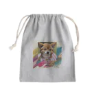 パピコの動画のパピコ達 Mini Drawstring Bag