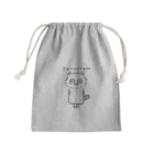 シナオカリオのたぬき顔 Mini Drawstring Bag