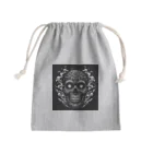 rinaPoohのドクロ Mini Drawstring Bag