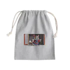 Lake Houseの三毛猫のグッズ Mini Drawstring Bag