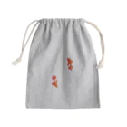 shop_hightonaammiの二匹のきんぎょ[朱色] Mini Drawstring Bag