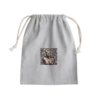 ninja-TbgM8oqsemjYのピクセルグラフィック Mini Drawstring Bag