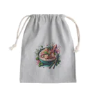 海の幸の香るイカ飯 Mini Drawstring Bag