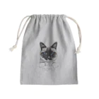 みきぞーん｜保護猫 ミッキー画伯と肉球とおともだちのmomo Mini Drawstring Bag