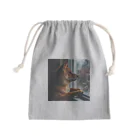 AQUAMETAVERSEの可愛い柴犬　1434 Mini Drawstring Bag