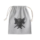 ヘリックスのお店のドクロ切り抜き Mini Drawstring Bag