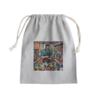 AIおじさんの料理をするおじさん Mini Drawstring Bag