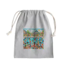 sallysanaのプールびらき Mini Drawstring Bag