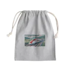 鉄道サークルNGO　レールの響きオリジナルズの新幹線　こまち号 Mini Drawstring Bag