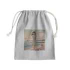 inuneko2004の海辺の女の子 Mini Drawstring Bag