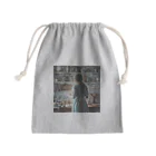 天才マーケットの天才奥さん Mini Drawstring Bag