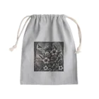 海の幸のゴシック風なトロピカルフラワー Mini Drawstring Bag