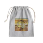 IMABURAIの金箔のボタン Mini Drawstring Bag