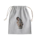 やまけんのかわいさ満点！子犬のハスキー！ Mini Drawstring Bag