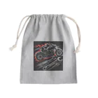 the blue seasonのワイルドライダー・メカニック ロゴ Mini Drawstring Bag