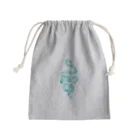 亜月の宝箱の蛇 (青) Mini Drawstring Bag