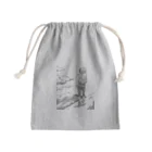 ONPu.ARTのそこに山があるから Mini Drawstring Bag