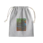 ﾖﾜｼのorange turquoise green MIX Mini Drawstring Bag