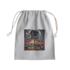 frogsystemの猫の惑星 Mini Drawstring Bag