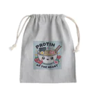 FOOD･Tのラーメンは心のプロテイン Mini Drawstring Bag