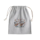 チェリモヤのねこコーラス 12 Mini Drawstring Bag