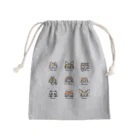 楽猫楽描しげ屋の9Animals Mini Drawstring Bag
