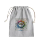 pyoromalの絵具が垂れちゃった・・・ Mini Drawstring Bag