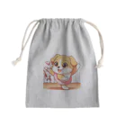 oz-chanのバレリーナのように踊る犬_アニメ風1 Mini Drawstring Bag