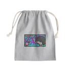 takku@doodlesのダチョウとフラミンゴ Mini Drawstring Bag