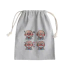 OJISANのおじさんキャラ Mini Drawstring Bag