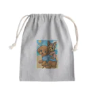 マロンとショコラの大冒険のマロンとショコラの休日リゾート Mini Drawstring Bag