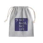 もりてつのNO BASS, NO LIFE. Mini Drawstring Bag