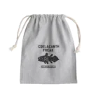 ハラシバキ商店のシーラカンスフリーク Mini Drawstring Bag