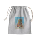 あなぐま(ひらいまき)の考えるこけネコさん Mini Drawstring Bag