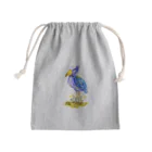 眠森舎のハシビロコウ先生 Mini Drawstring Bag