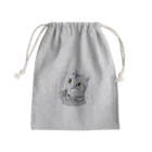 2gawaのねこさん Mini Drawstring Bag