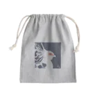 シン・オカダ(shinoka)の蛇喰鷲 ヘビクイワシ [ #珠鶏雑貨 ] Mini Drawstring Bag