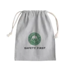 施工の神様のSafetyFirst巾着 Mini Drawstring Bag