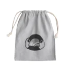 たかはらの怒ってる文鳥の顔 Mini Drawstring Bag