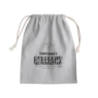 ぺちぺち工房 Pechi Pechi Atelierのあざらし タイポグラフィーver. Mini Drawstring Bag