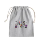 にゃーにゃー組@LINEスタンプ＊絵文字販売中！のにゃーにゃー組 花札五光ver. Mini Drawstring Bag