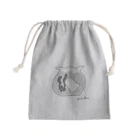 kimushizuu_のおばけのレイニー Mini Drawstring Bag